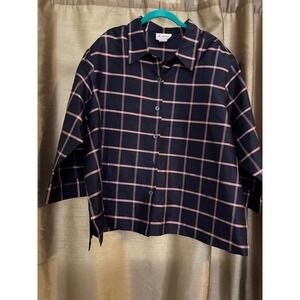 Linea by Louis Dell'Olio blouse 2X (KK3)
